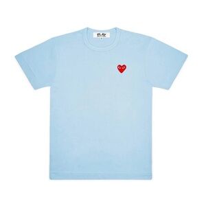 Comme Des Garçons Play Small Heart T-shirt in Blue
